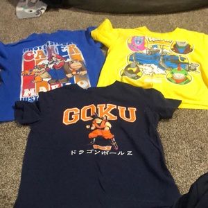 Size 8 kids boys t shirts asking price $5 a piece gently worn